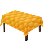 Honeycomb Pattern Print Tablecloth