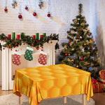 Honeycomb Pattern Print Tablecloth