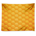 Honeycomb Pattern Print Tapestry