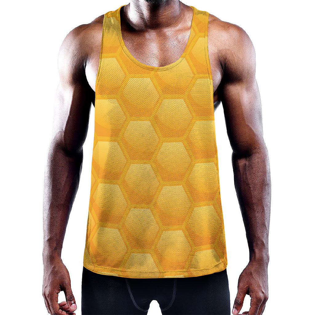 Honeycomb Pattern Print Training Tank Top