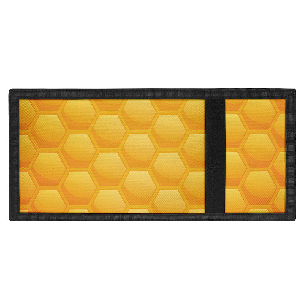Honeycomb Pattern Print Trifold Wallet