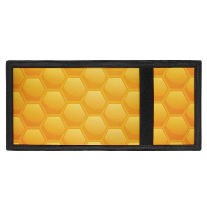 Honeycomb Pattern Print Trifold Wallet