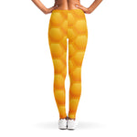 Honeycomb Pattern Print Women's Leggings