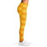Honeycomb Pattern Print Women's Leggings