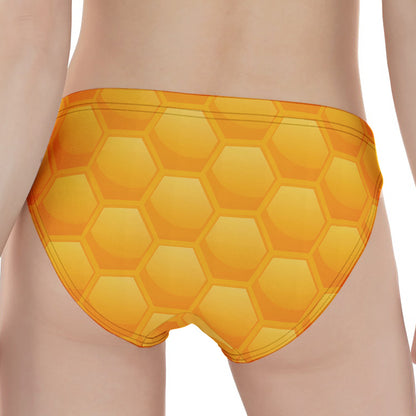 Honeycomb Pattern Print Women's Panties