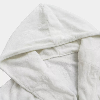 Japanese Koi Carp Fish Pattern Print Hooded Bathrobe