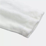 White Heart On LGBT Pride Striped Print Hooded Bathrobe