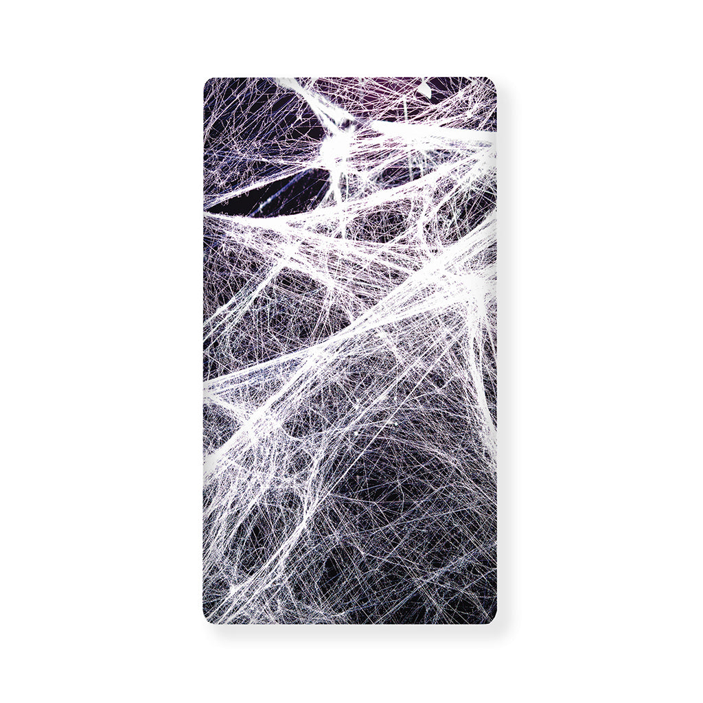 Horror Cobweb Print Baby Crib Sheet