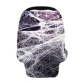 Horror Cobweb Print Baby Seat Cover