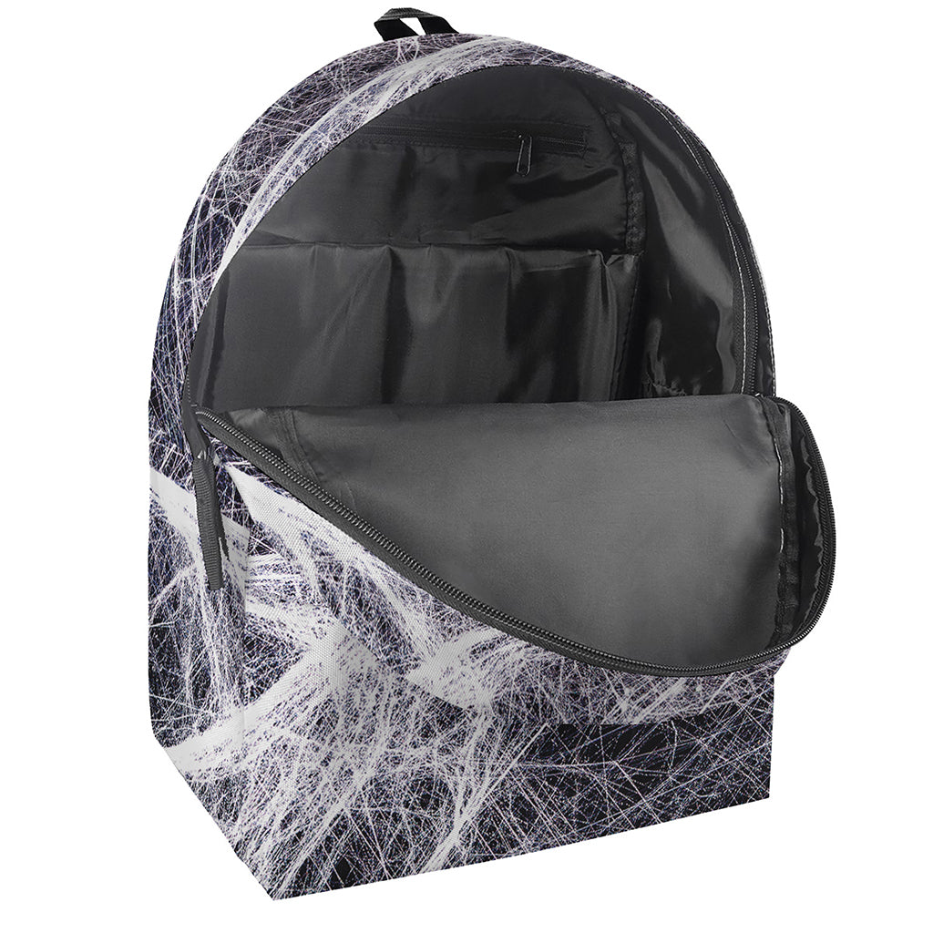 Horror Cobweb Print Backpack