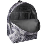 Horror Cobweb Print Backpack