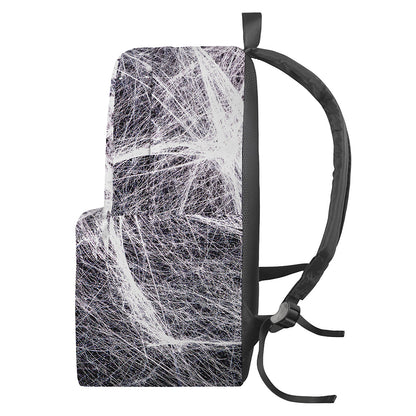Horror Cobweb Print Backpack