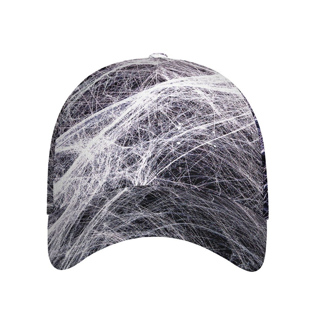 Horror Cobweb Print Baseball Cap