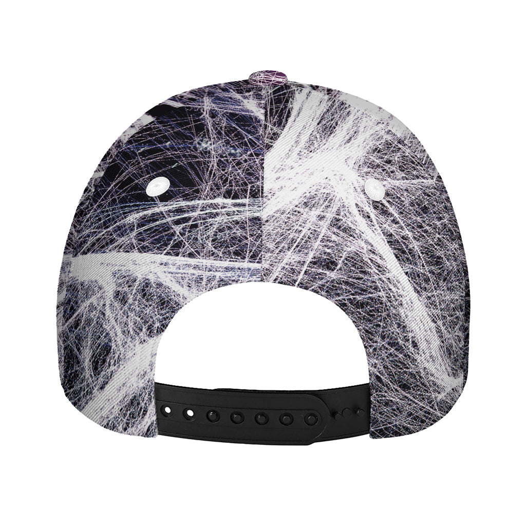 Horror Cobweb Print Baseball Cap