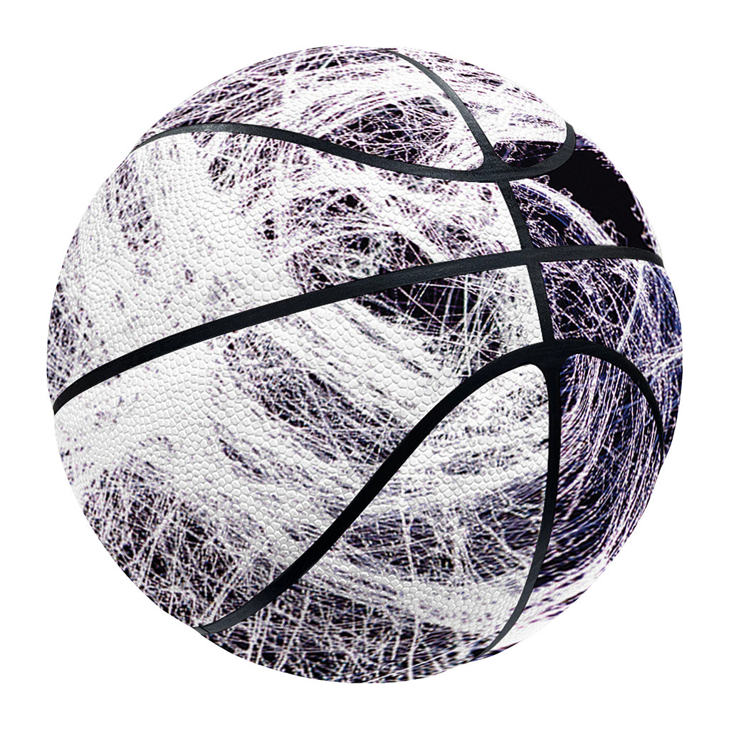 Horror Cobweb Print Basketball