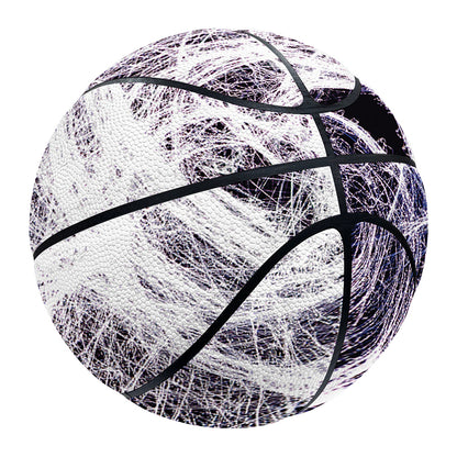 Horror Cobweb Print Basketball