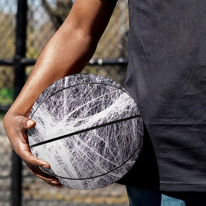 Horror Cobweb Print Basketball