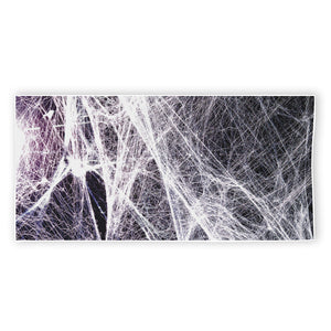 Horror Cobweb Print Beach Towel