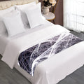 Horror Cobweb Print Bed Runner