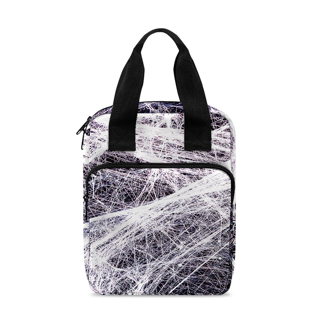 Horror Cobweb Print Bible Tote Bag