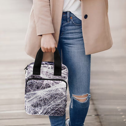 Horror Cobweb Print Bible Tote Bag