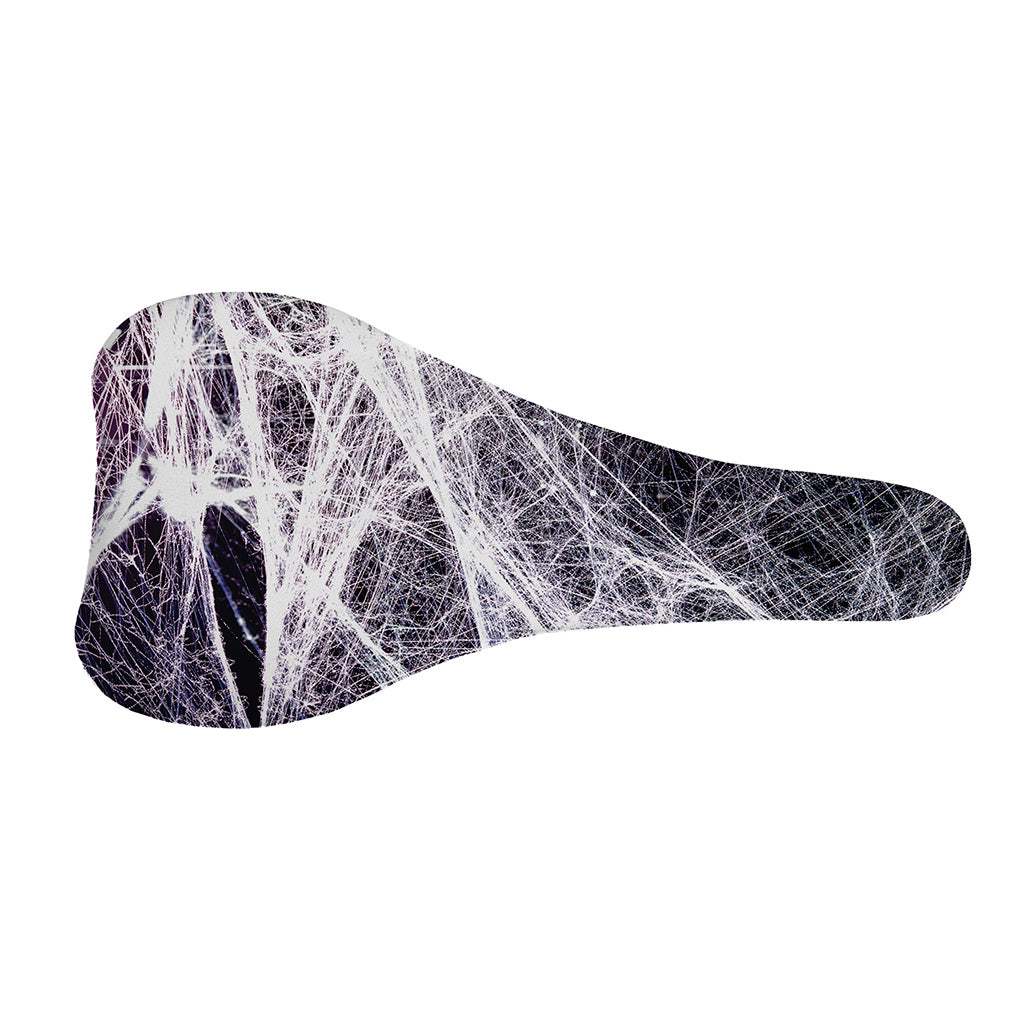 Horror Cobweb Print Bicycle Seat Cover