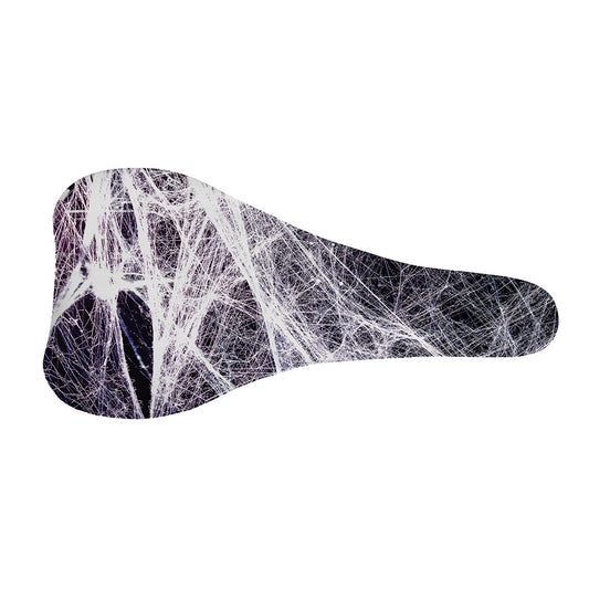 Horror Cobweb Print Bicycle Seat Cover