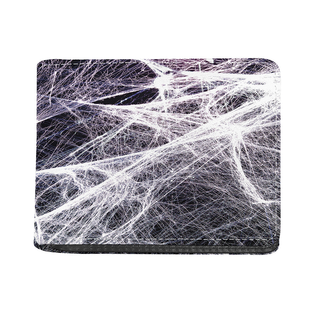 Horror Cobweb Print Bifold Wallet