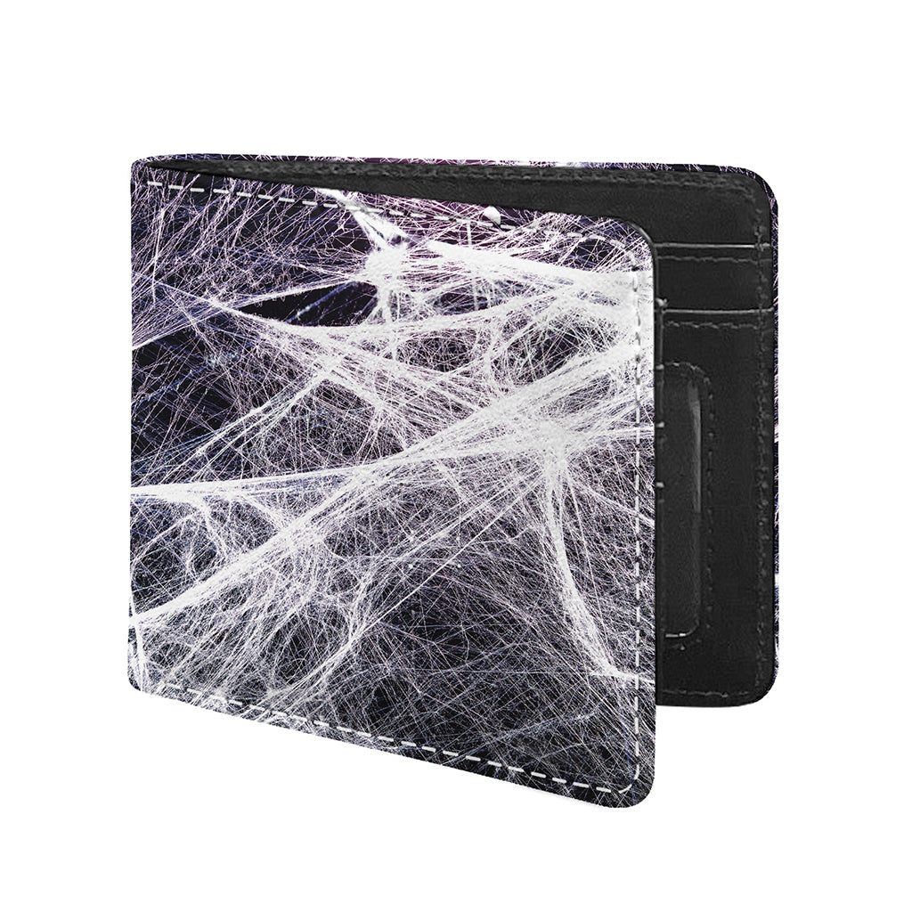 Horror Cobweb Print Bifold Wallet
