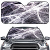 Horror Cobweb Print Car Windshield Sun Shade