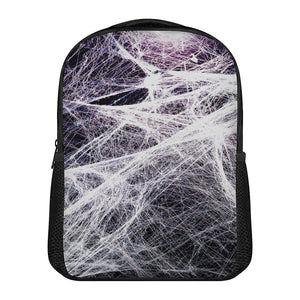 Horror Cobweb Print Casual Backpack