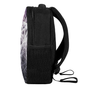 Horror Cobweb Print Casual Backpack