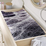 Horror Cobweb Print Changing Pad Cover