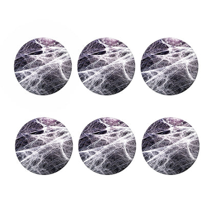 Horror Cobweb Print Coaster Set