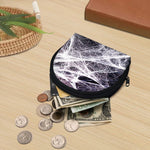 Horror Cobweb Print Coin Purse