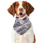 Horror Cobweb Print Dog Bandana