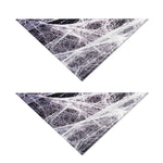 Horror Cobweb Print Dog Bandana