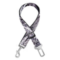 Horror Cobweb Print Dog Seat Belt