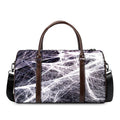Horror Cobweb Print Duffel Bag