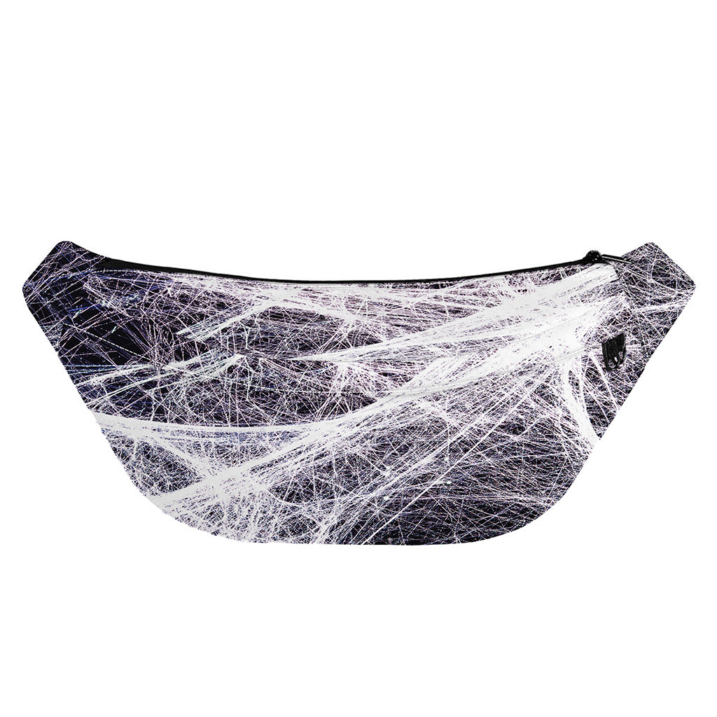 Horror Cobweb Print Fanny Pack