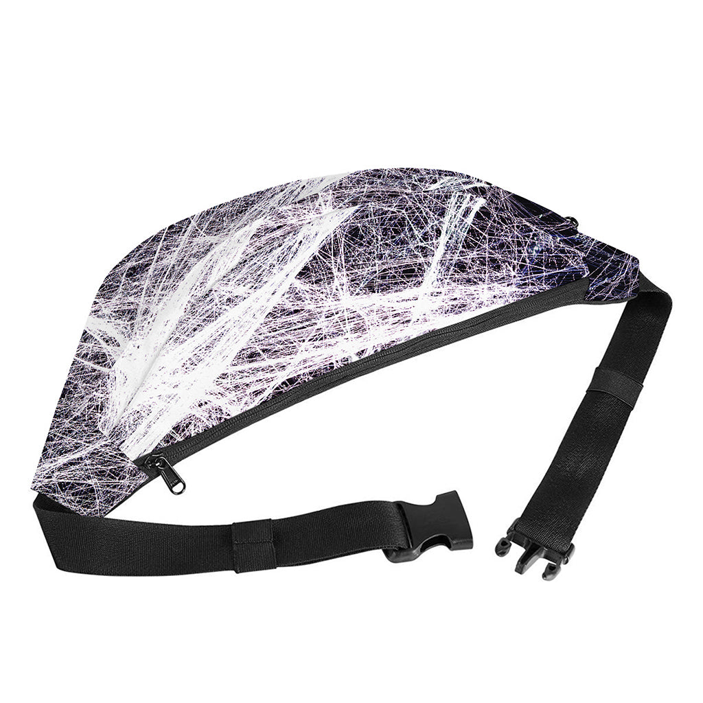 Horror Cobweb Print Fanny Pack