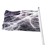 Horror Cobweb Print Flag