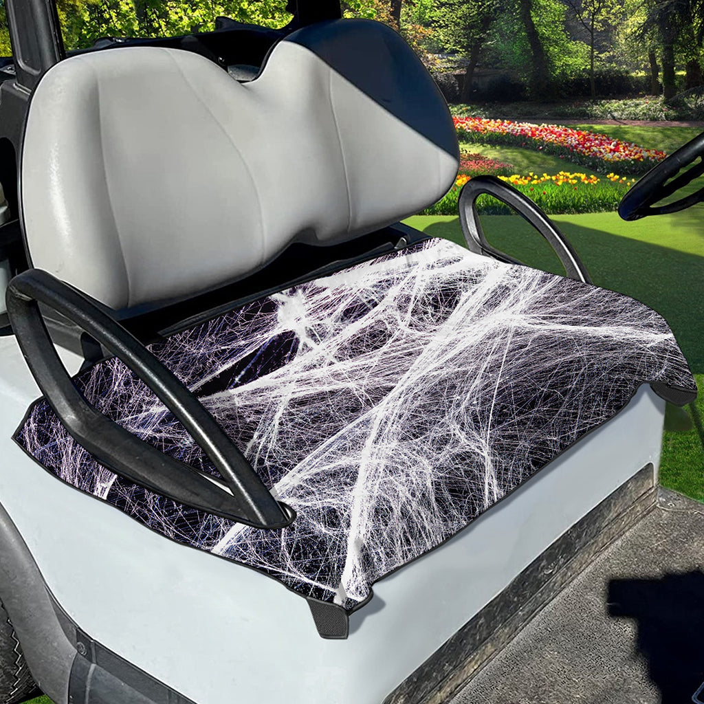 Horror Cobweb Print Golf Cart Seat Cover
