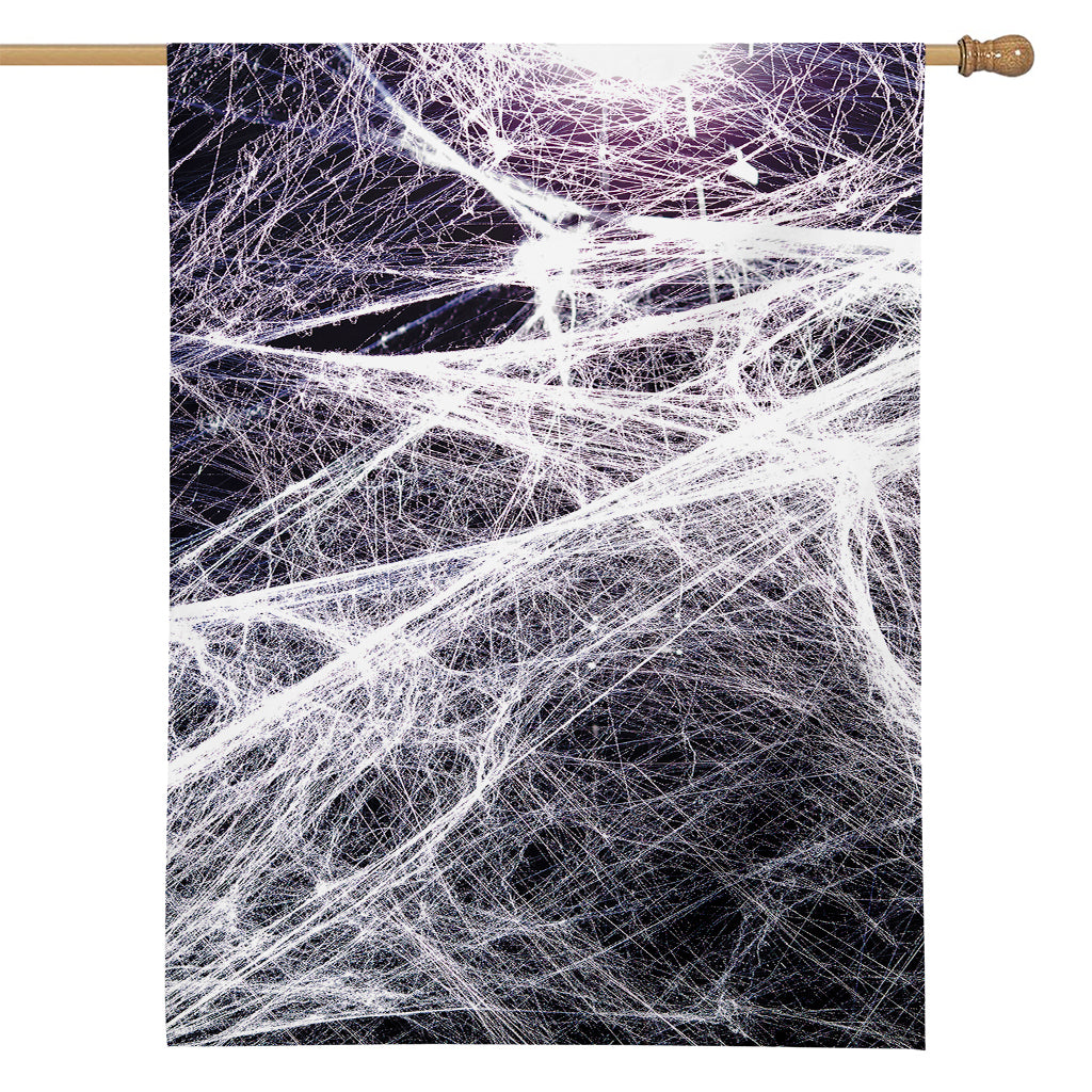 Horror Cobweb Print House Flag