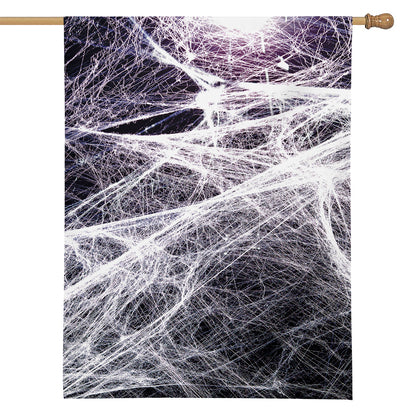 Horror Cobweb Print House Flag
