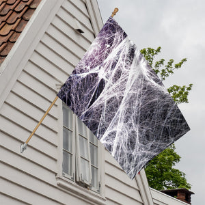 Horror Cobweb Print House Flag