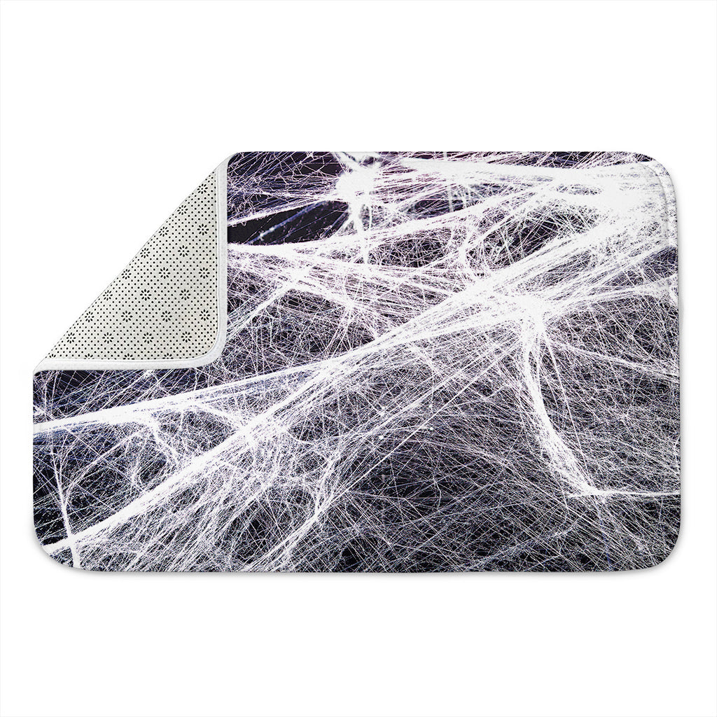 Horror Cobweb Print Indoor Door Mat