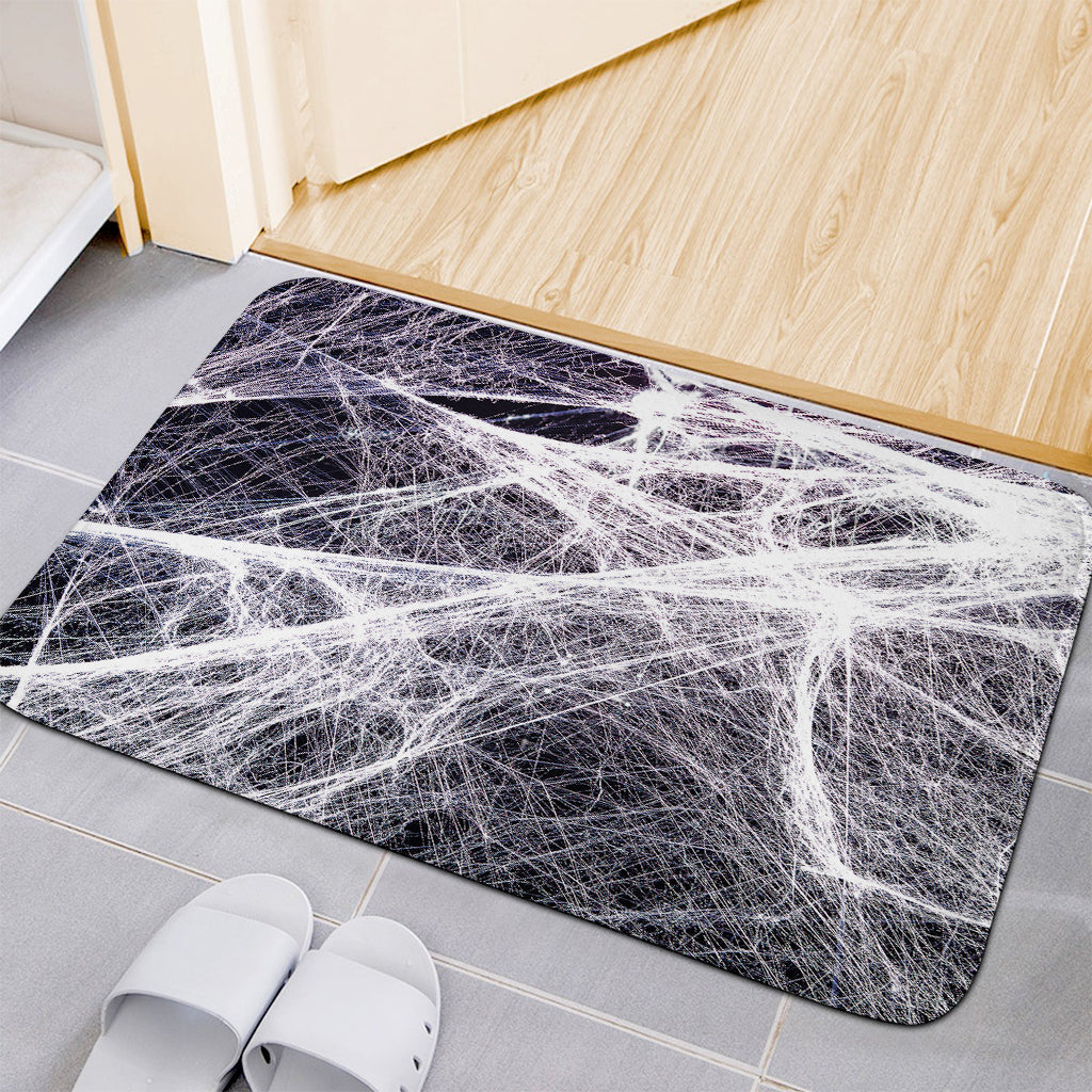 Horror Cobweb Print Indoor Door Mat