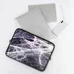 Horror Cobweb Print Laptop Sleeve