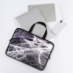 Horror Cobweb Print Laptop Sleeve With Handle